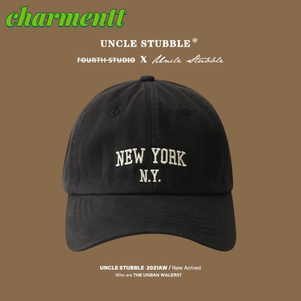 CHARMENTT Baseball Caps, Embroidery Letters Sports Cap, Peaked Hat ...