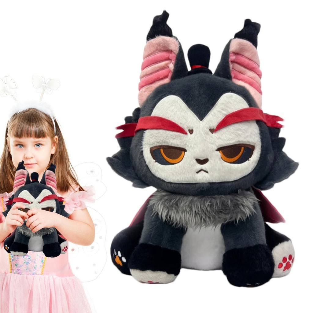 husk meow plush Toy Hazbin Hotel Character Plush Doll Stuffed Figure ...