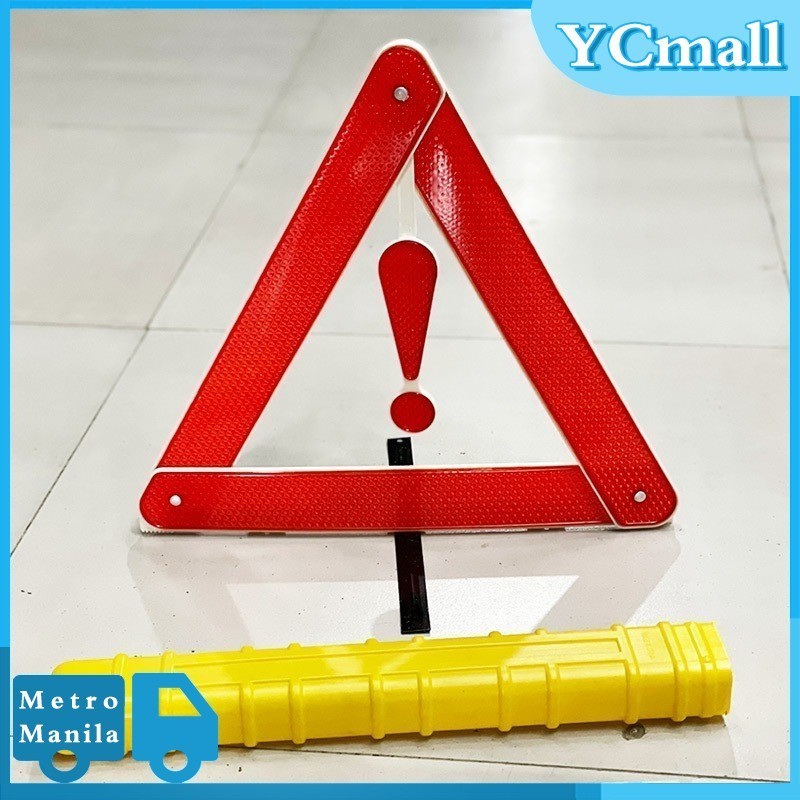 Foldable Triangle Warning Sign Car Triangle Reflective Warning Frame ...