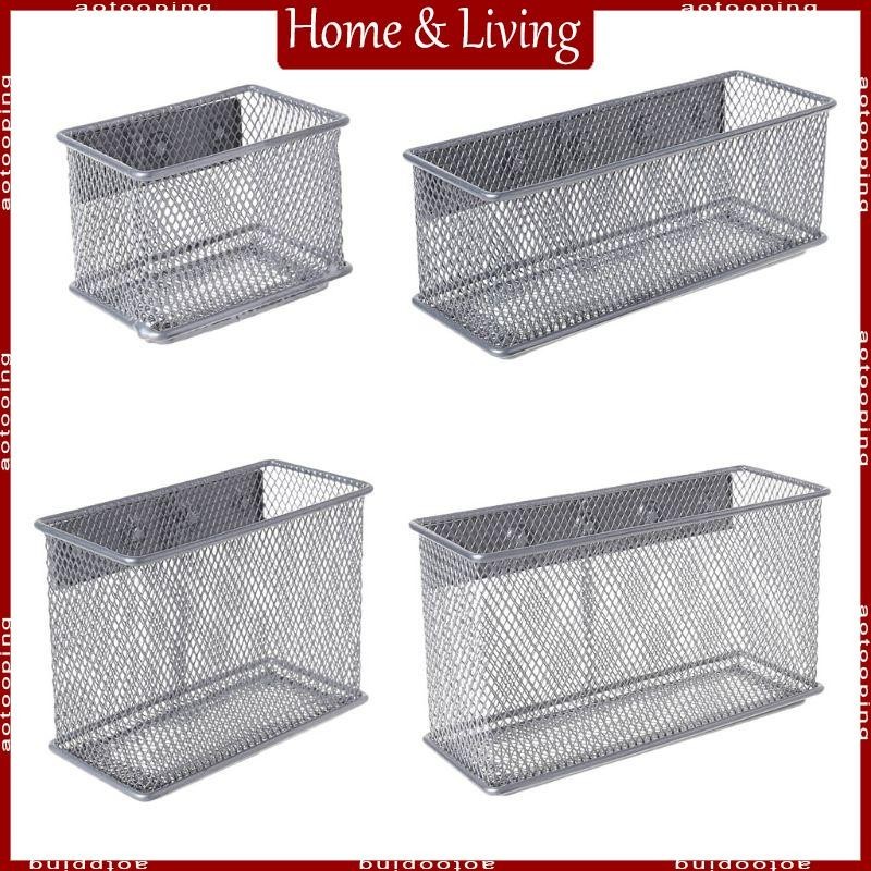 Aoto Durable Refrigerator Wire Mesh Magnetic Basket Storage Box Kitchen 