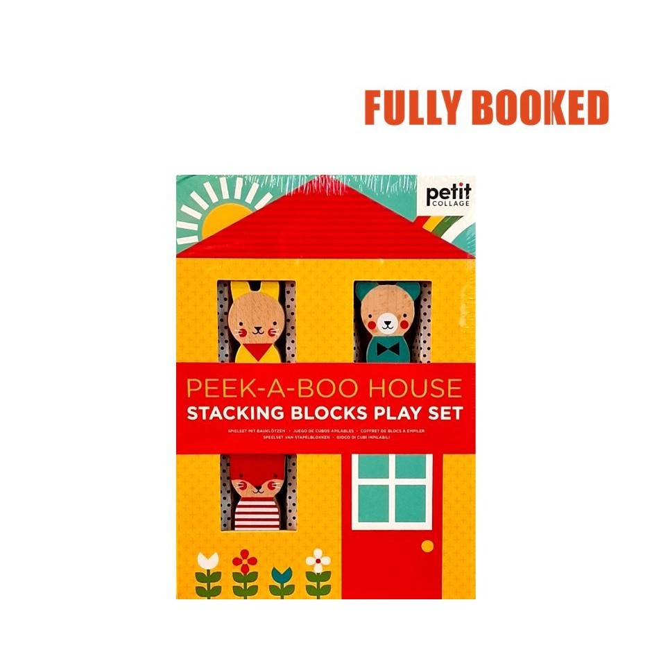 Petit Collage: Peek-A-Boo House Stacking Blocks Play Set | Shopee ...