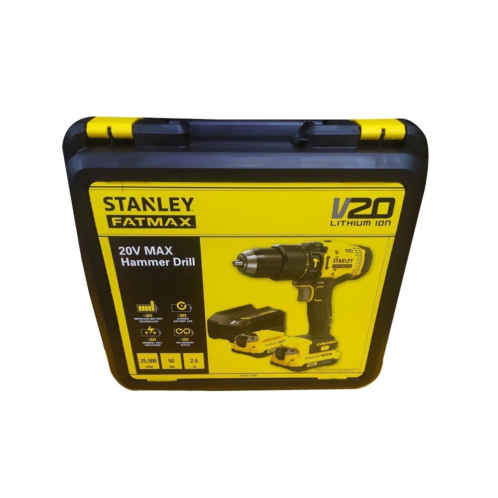 Stanley Hammer Drill Fatmax 18V STSCD711D2K | Shopee Philippines