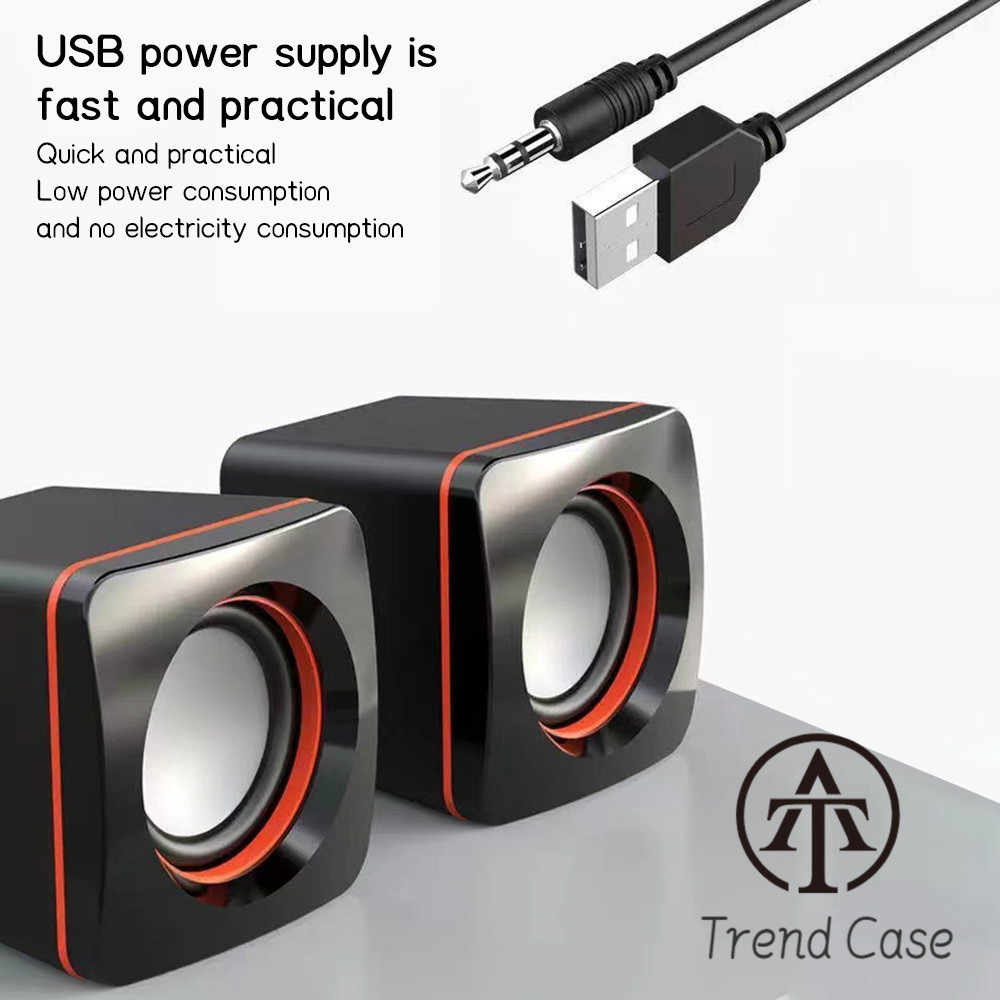 USB 2.0 Mini Speaker Stereo Subwoofer Computer Speaker Cellphone PC ...