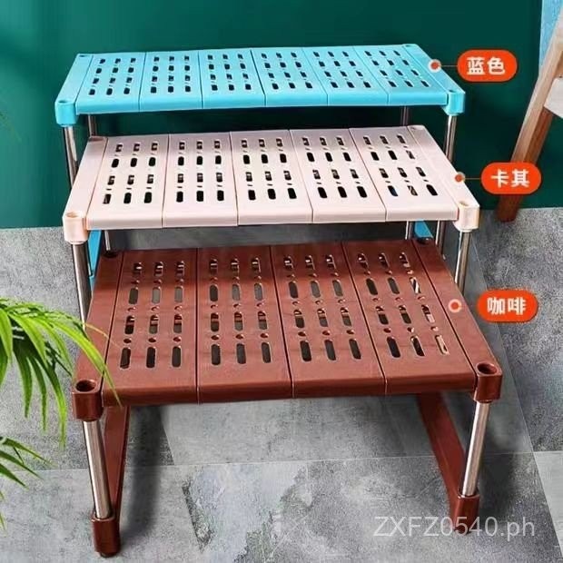 Kitchen Cabinet Under Sink Desktop Storage Rack Partition Organizer ...