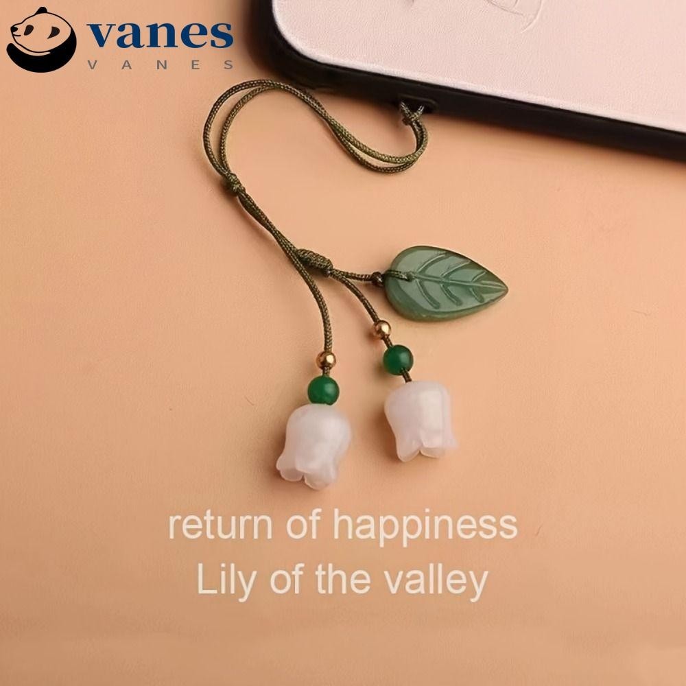 NAESV Phone Charms Strap Lanyard, Flower Chinese Style Lucky Cellphone ...