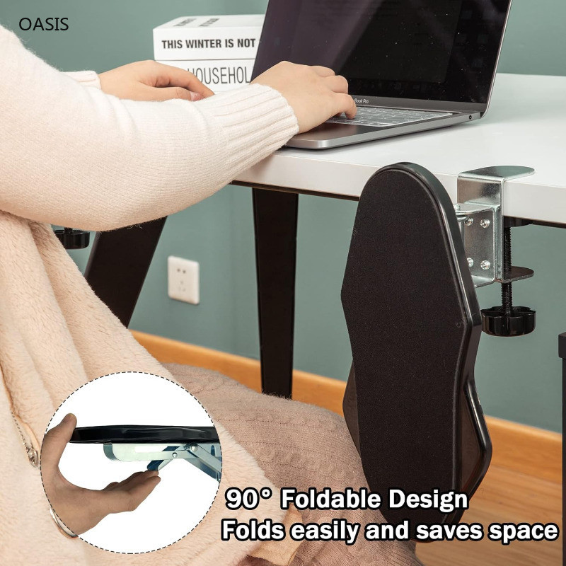 Creative Computer Desk Hand Rest Stand No Need for Drilling Foldable