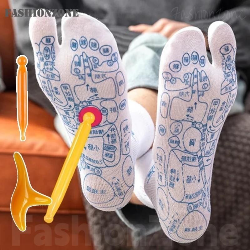 Reflexology Socks Acupoint Illustrated Socks Reflexology Socks With