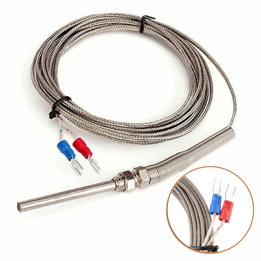 Phz1 Set K Type High Temperature 100~1250 Degree Thermocouple 50mm Probe Sensor Shopee 0571