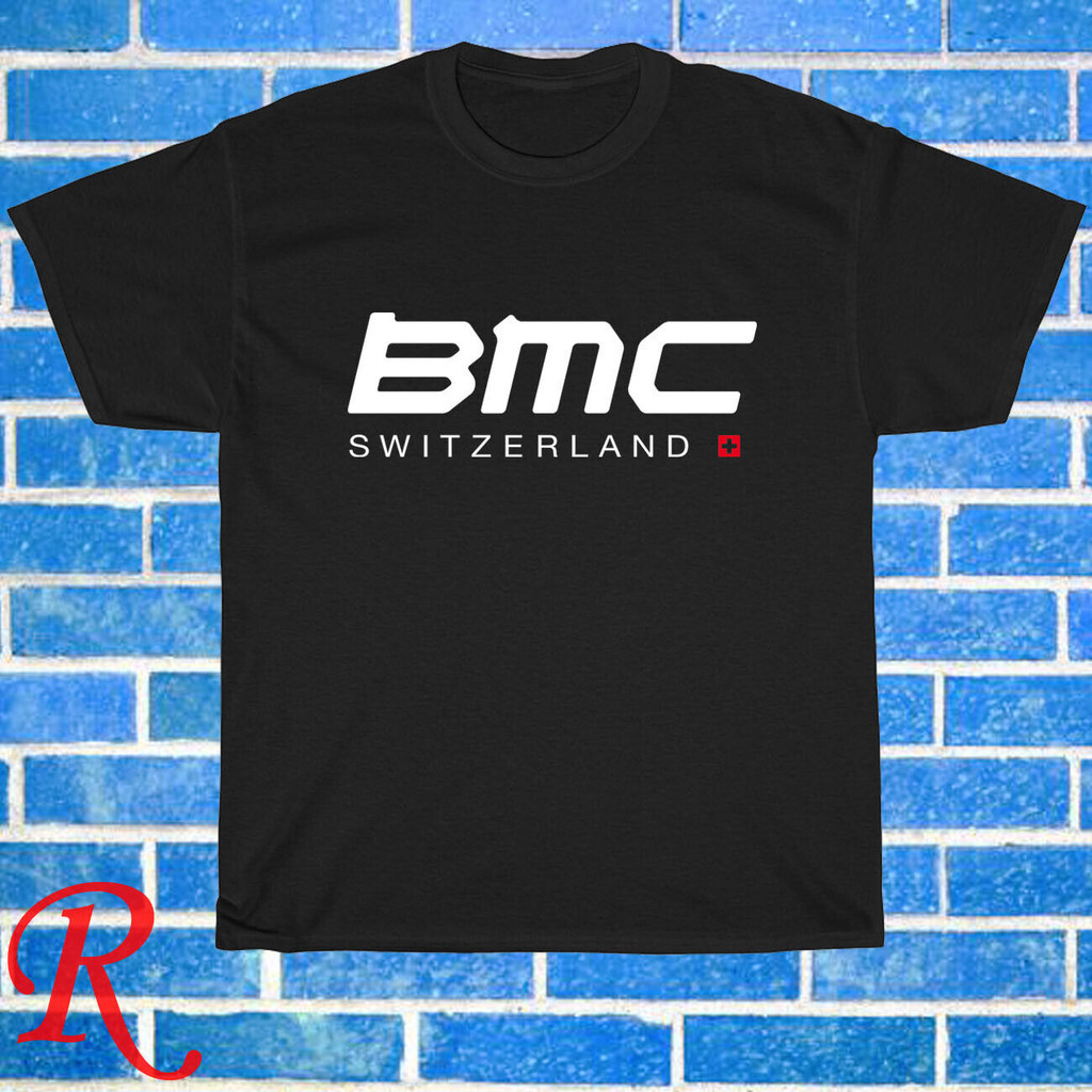 New Shirt Bmc Switzerland Bike Bicycles Logo Black/Navy/Grey T-Shirt ...