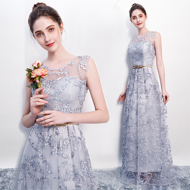 Hawlife Korean Champange Red Gray Evening Prom Ball JS Debut Graduation ...