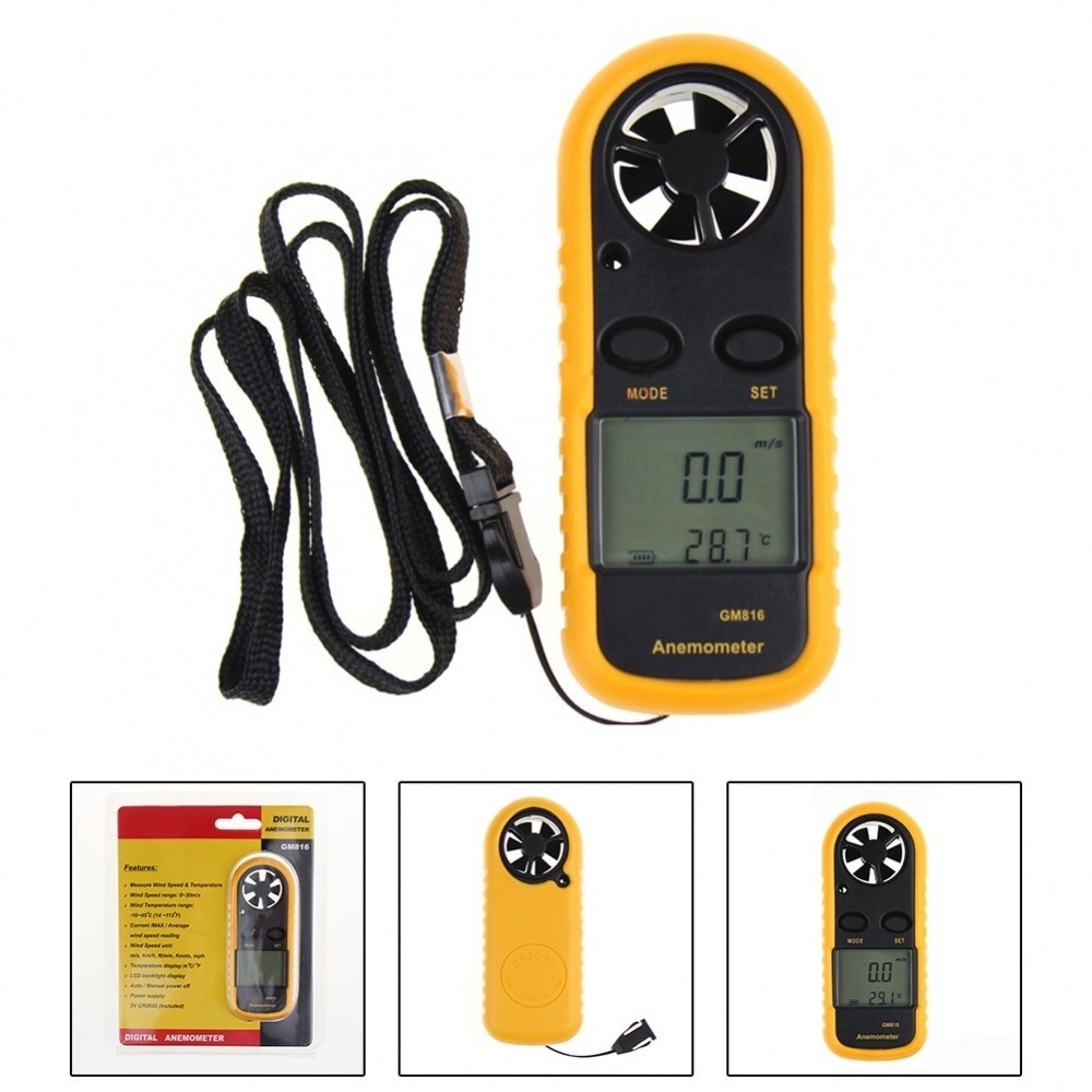 Durable Wind Speed Meter Anemometer Altitude Humidity Temperature ...
