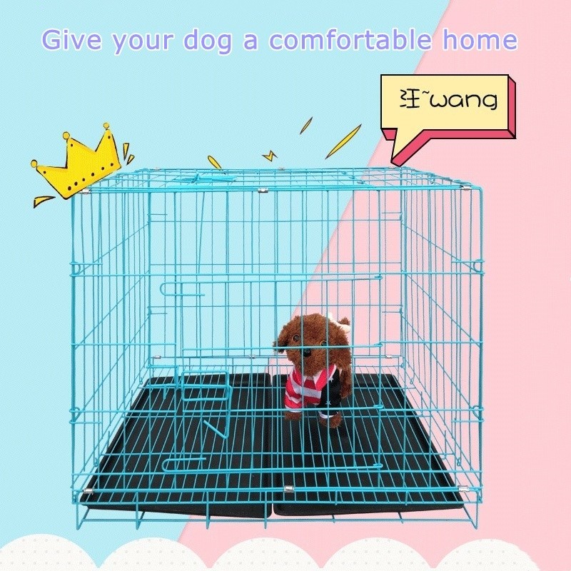Dog cage with Poop Tray Heavy Duty Pet Cages cat cage Foldable Small ...