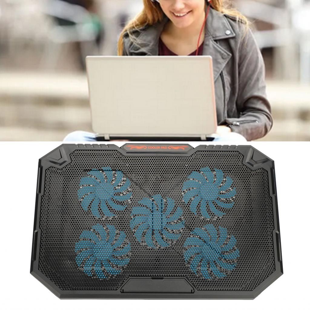 Buybybuy Laptop Cooler Cooling Pad Prevent Overheating Adjust Angles