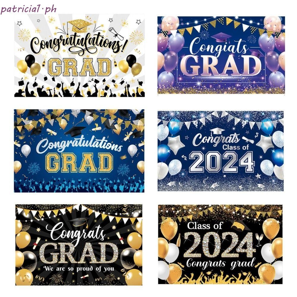 PATRICIA Graduates Photography Backdrop, Congrats Grad Prom Graduation ...