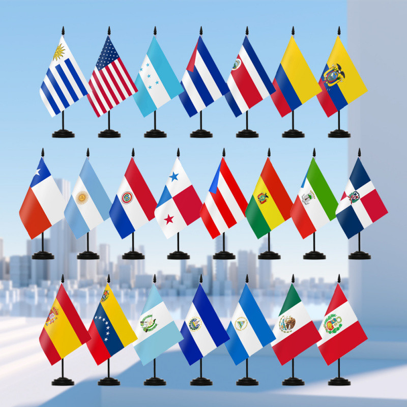 Custom Flag Flags from all over the World International table flags ...