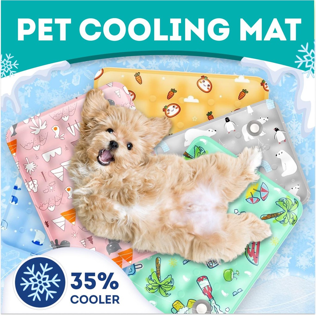 Petcore Pet Ice Cooling Mat Cooling Bed Summer Bed for Cats and Dogs ...