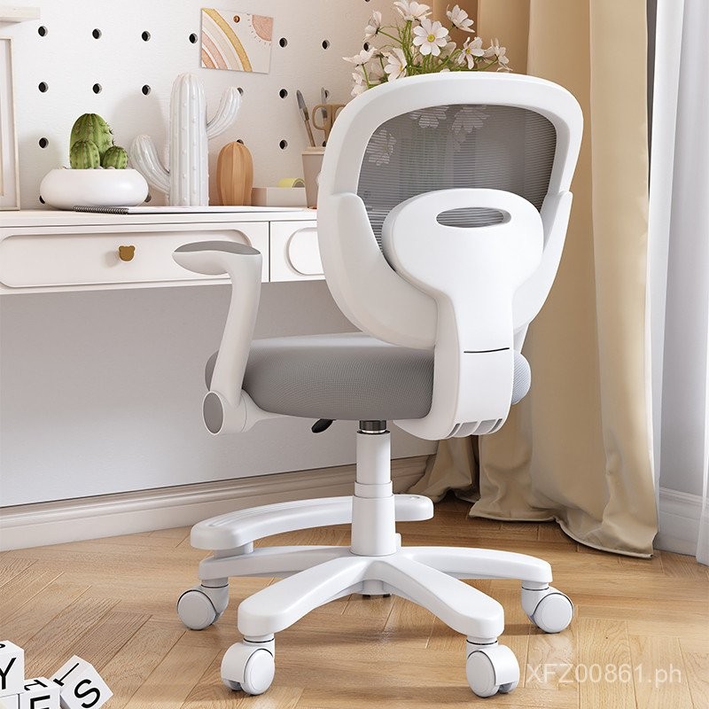 Writing Chair Study Chair Student Chair with Backrest Adjustable Height ...