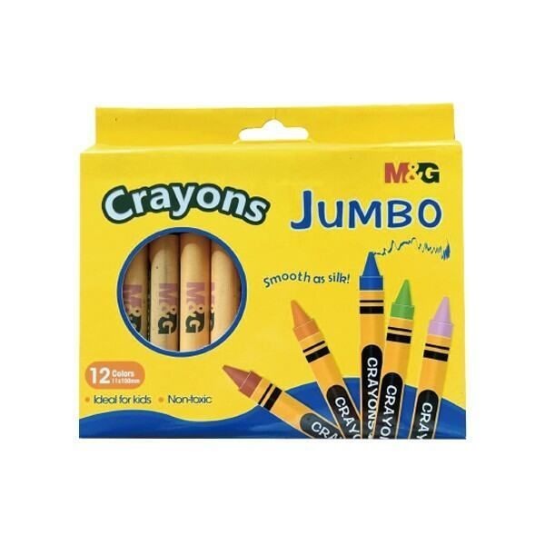 M&g Crayon 12 Colors Agmx4224 Jumbo   Agmx4225 Standard   Agmx4226 Tri 