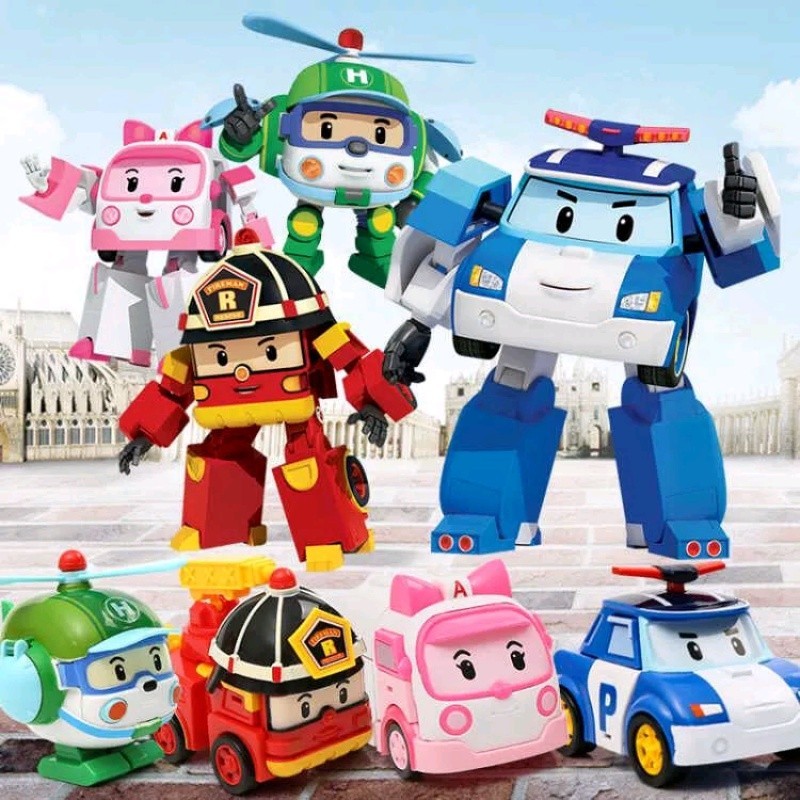 Robocar Poli Car Toy Korea police car Kereta Mainan Lori Budak ...