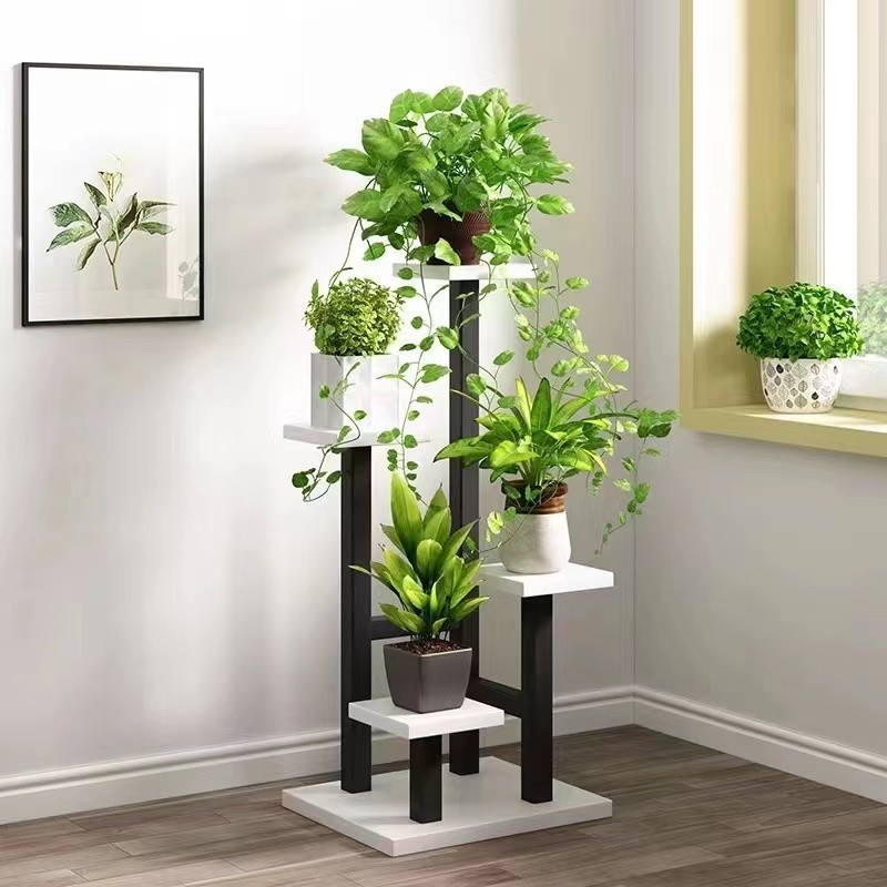 4 Layers Plant Rack Stand Indoor Flower Pot Stand Outdoor Multilayer ...