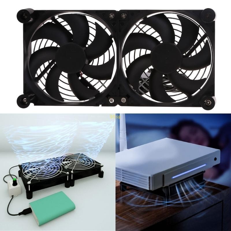BT USB-powered Fan with Removable Protective Cover Protect Router From ...