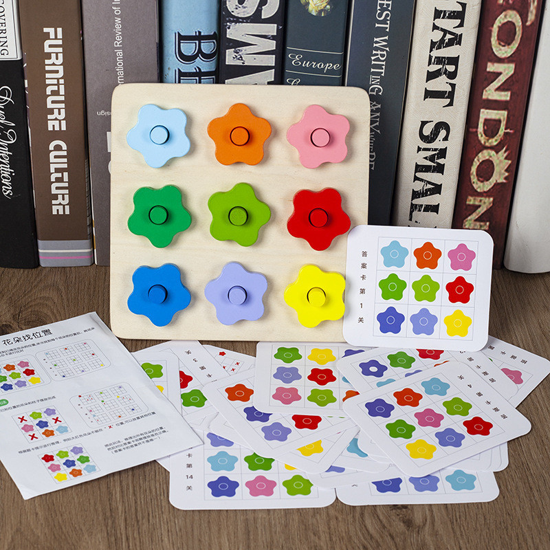 Color Sorting Toys Separation Find Flower With Questions | Shopee ...