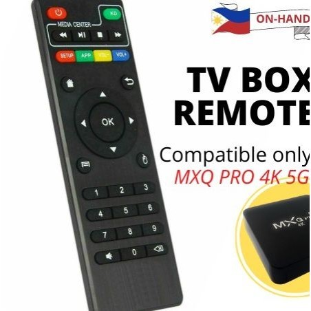 GG+ON-HAND Remote for MXQ PRO 4K 5G TV box | Shopee Philippines