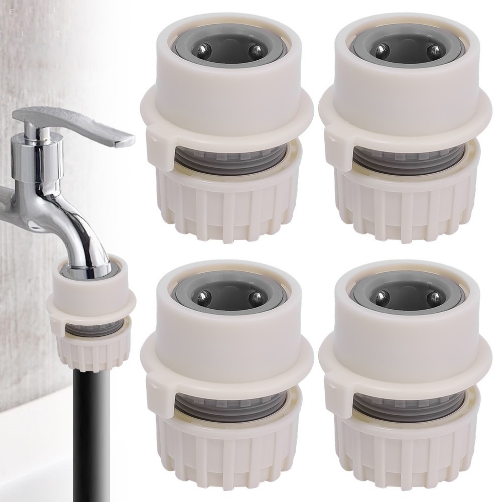 1/2Pcs Faucet Quick Adapters - Hose Tap Connector - Wash Machine Water ...