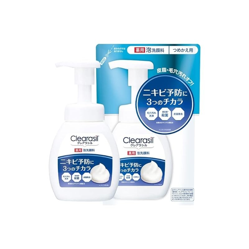 [Quasidrug] Clearasil Acne Care Medicated Foaming Face Wash Form 10X