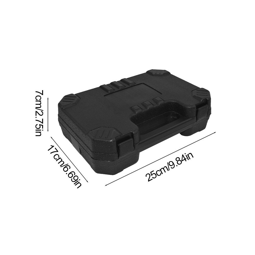 26 pcs Woodworking Tool Set with Step Drill Bit, Automatic Center Punch