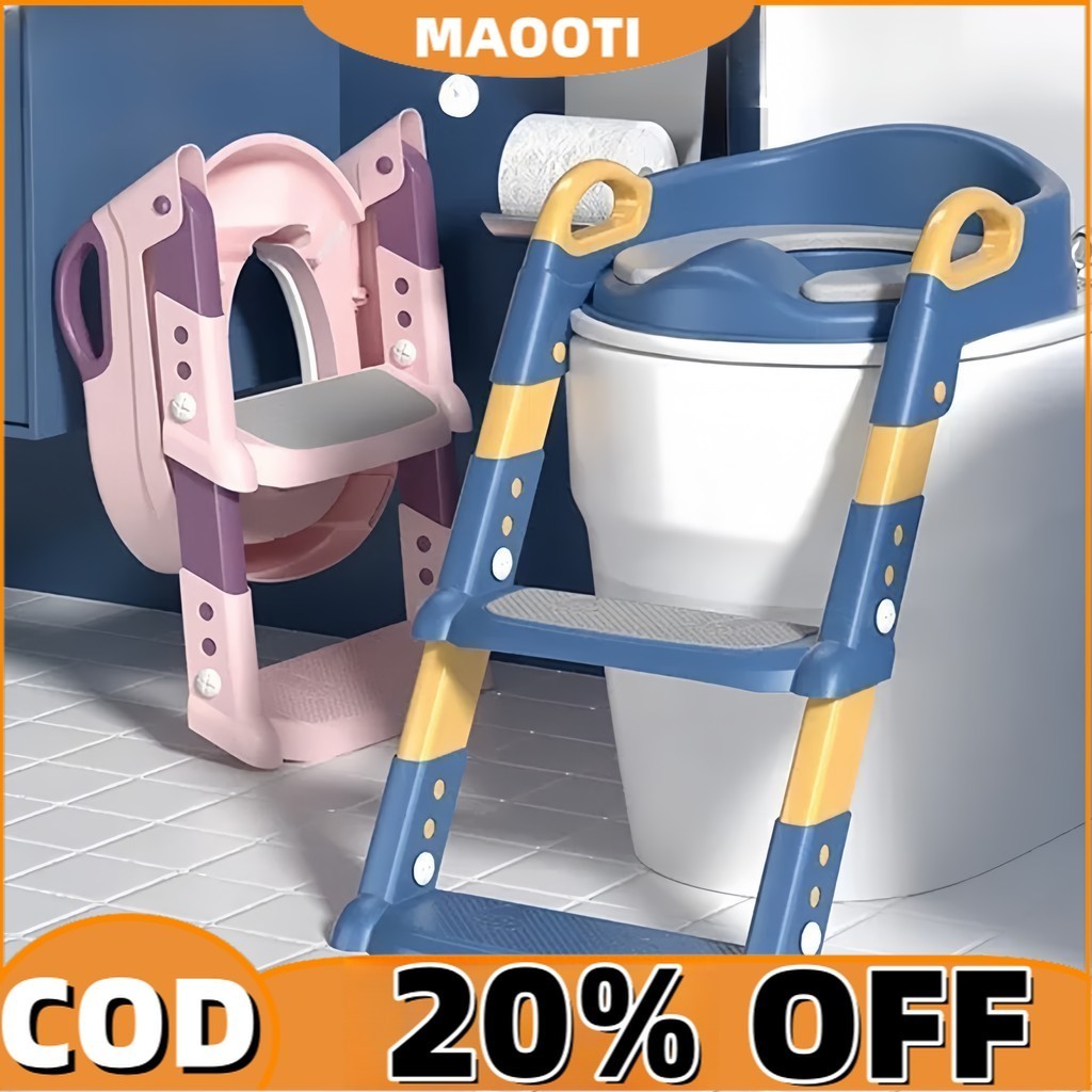 Toddler Potty Train Seat with Potty Ladder Baby Potty Training Potty ...