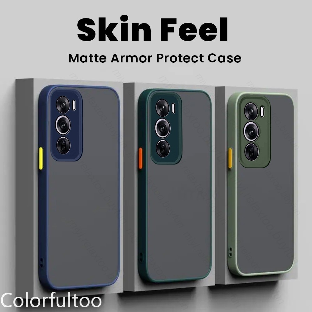 Skin Feel Silicone Case For Oppo Reno 12 Pro 12Pro Reno12Pro CPH2629 ...