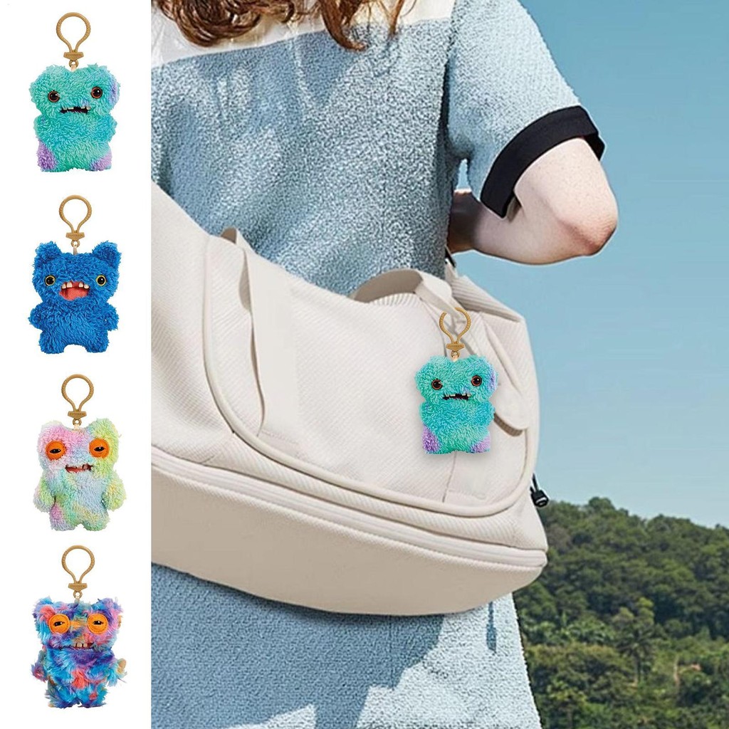 For fuggler Plush Pendant Keychain Stuffed Plush Doll Keychain Decor ...