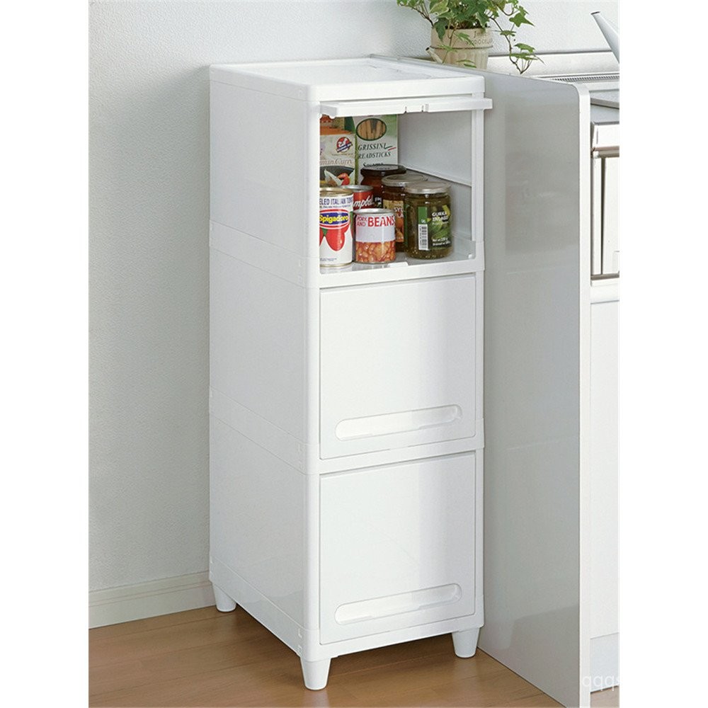 Thickened Storage Cabinet Push-Pull Cover Storage Cabinet Toy Clothes ...