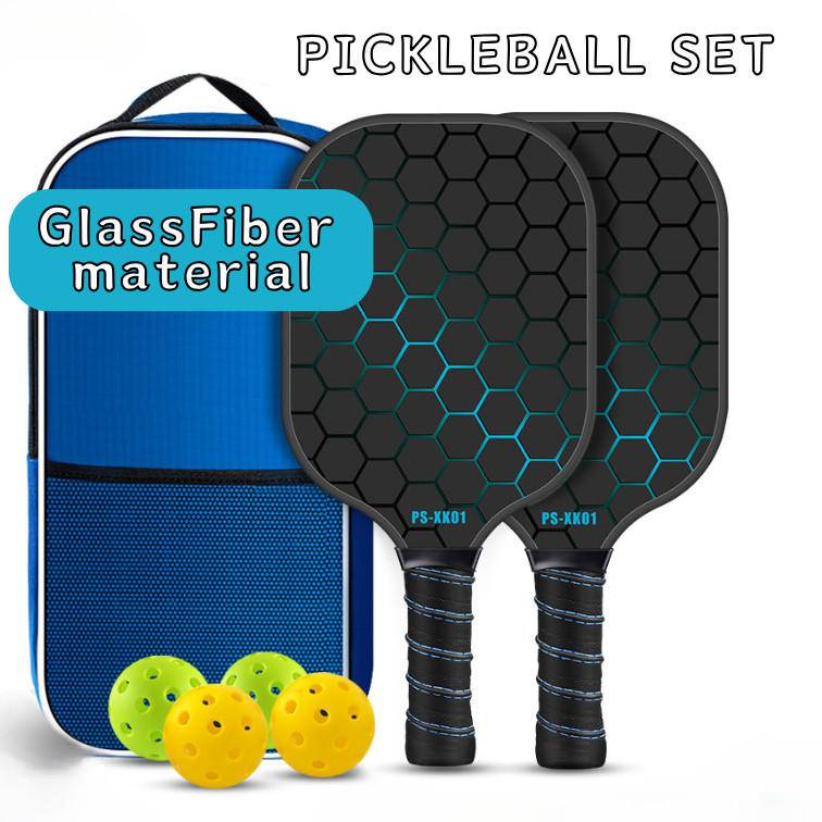 NEW FULL SET Pickleball Set Paddles Fiberglass Glass Fiber Honeycomb ...