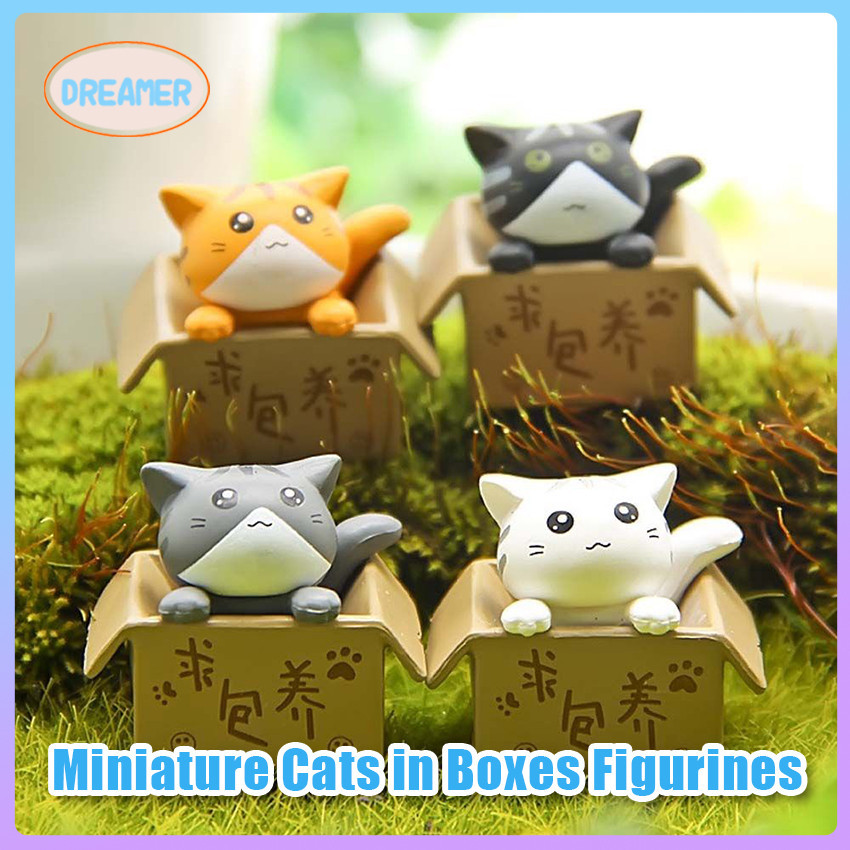 1Pcs Boxed Cat Miniature Figurines Perfect for Wedding Decoration and ...