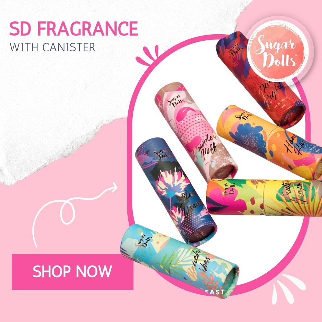 SUGAR DOLLS Fragrances with Canister Date Night Lilac Dream Powder