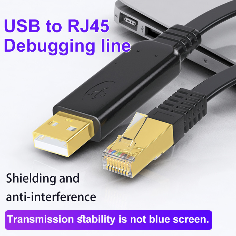 WangLink USB To RJ45 Console Cable RS232 Serial Adapter USB RJ 45 8P8C ...