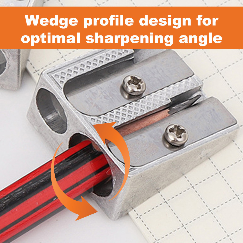 4/8/12/16 Pcs Alloy Pencil Sharpener Multifunction 2-Hole for Classroom ...