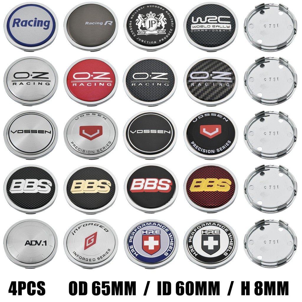 65mm VOSSEN Rim Cap INFORGED Emblem OZ Wheel Center Cap Wheel Cover Cap ...