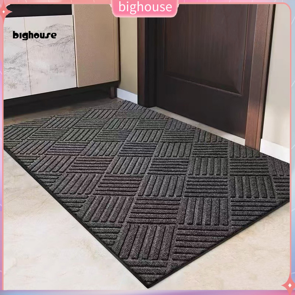 Non-slip Rubber Mat Dirt-trapping Floor Rug Quick-dry Anti-slip Entry ...