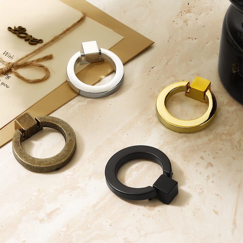 Modern and stylish minimalist furniture handles, hanging ring handles ...