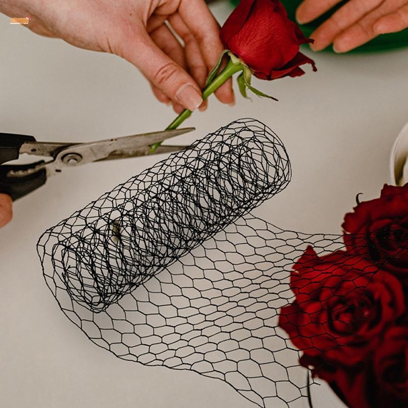 Sweet 1 Roll Sturdy Iron Garden Fence Chicken Wire Net Flower ...