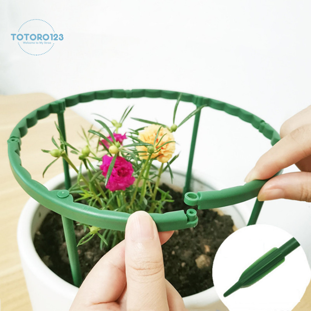 New* Plant Support Stand Pathway Border Plant Stand 4/8 Pack Plant ...