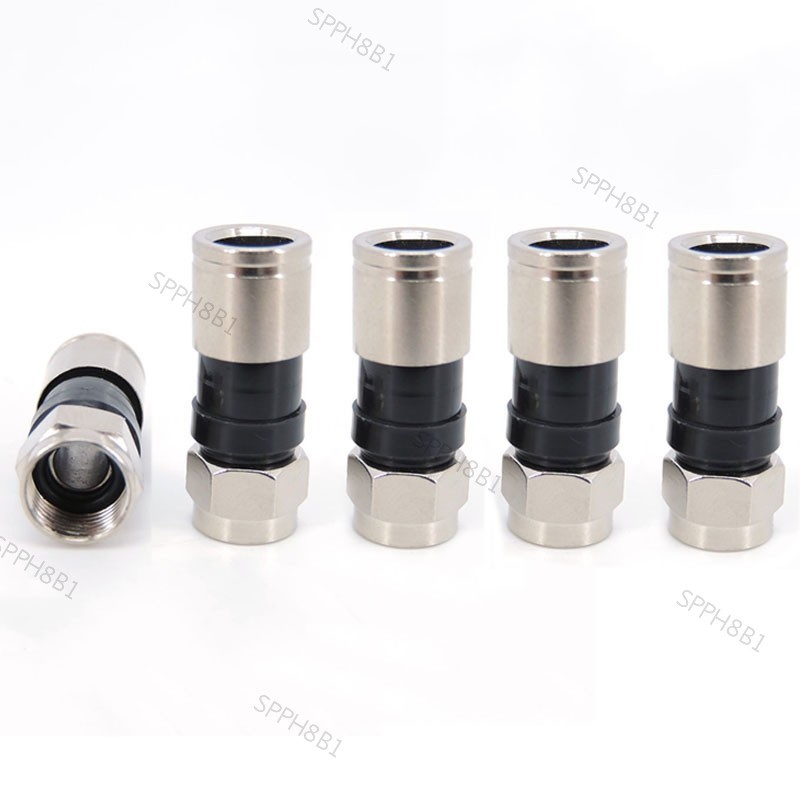 CONNETTORE GIUNZIONE VOLANTE Per Cavo Antenna TV Giunto Di Ricambio X - Foto 6