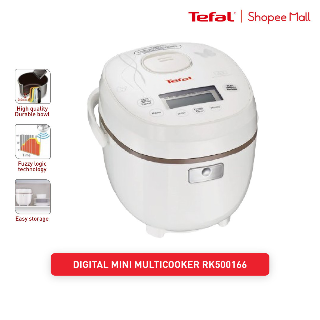 Tefal Digital Mini Rice Cooker RK500166 4 Cups Shopee Philippines