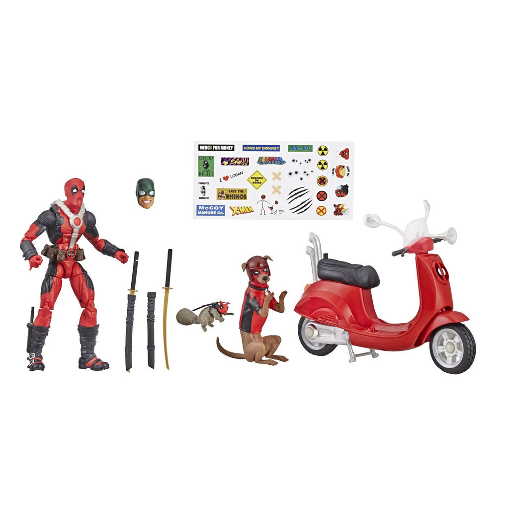 Deadpool with Scooter Hasbro ː Marvel Legends Series 6-inch ː Deadpool ...