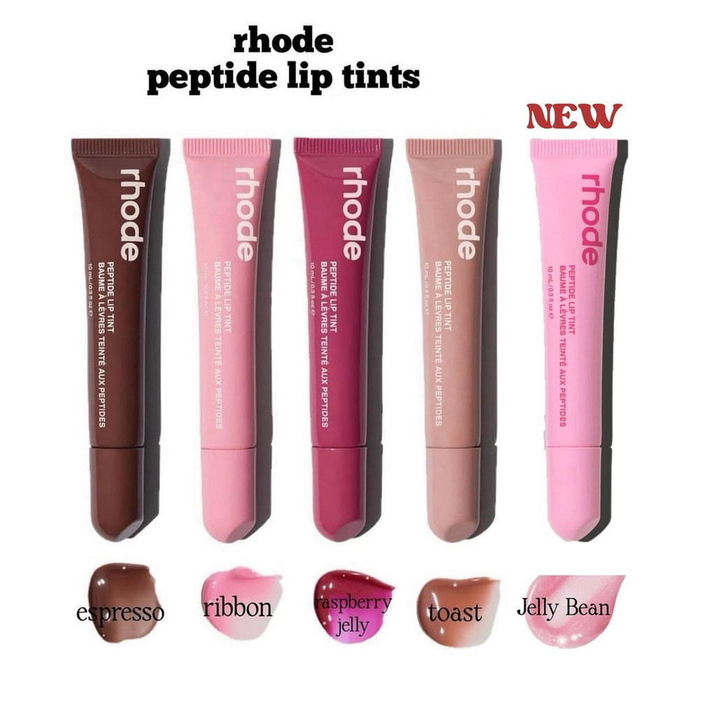 Rhode lip Gloss skin lipstick vanilla ribbon/toast gel lip care ...