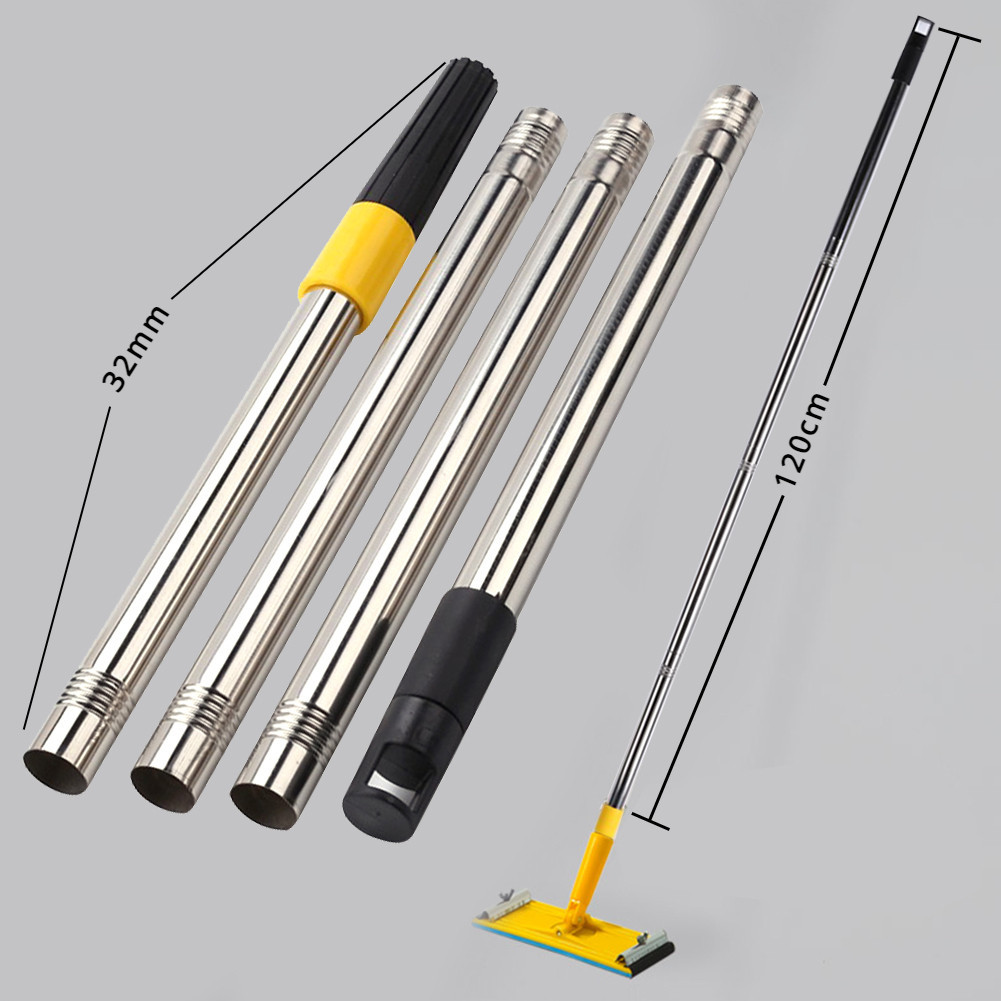 Portable Retractable Paint Roller Extension Pole Detachable Cleaning ...