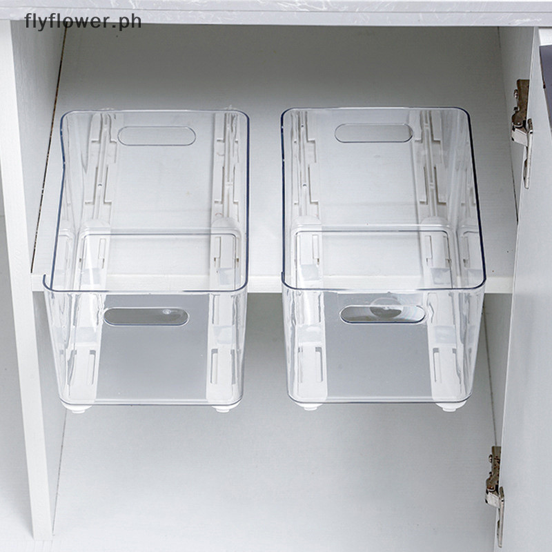 { Flyflower.ph } 2pcs Bins Pull Out Rail Diy Drawer Organizers Slides 